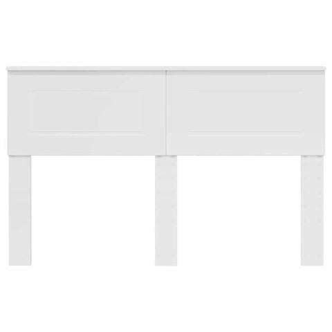 vidaXL Headboard with Headboard Gloss White 150 cm Engineered wood