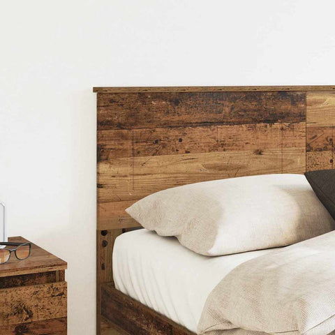 vidaXL Headboard with Headboard Old Wood 150 cm Engineered wood