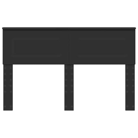 vidaXL Headboard with Headboard Black Oak 140 cm Engineered wood