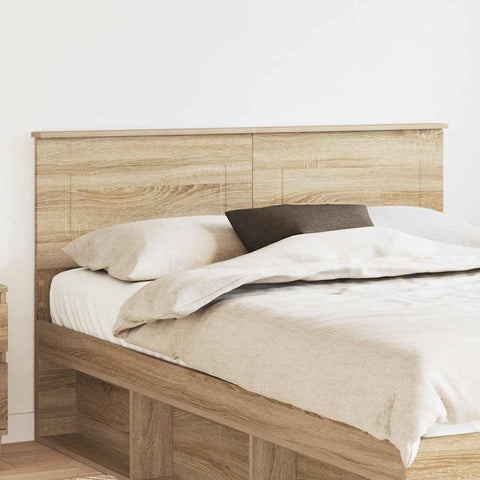 vidaXL Headboard with Headboard Sonoma Oak 140 cm Engineered wood