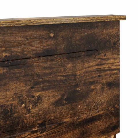 vidaXL Headboard with Headboard Smoked Oak 140 cm Engineered wood