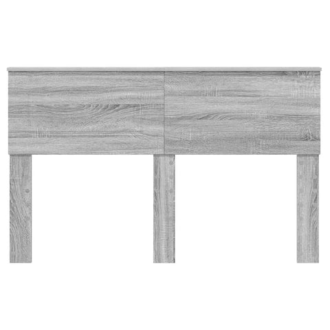 vidaXL Headboard with Headboard Grey Sonoma 140 cm Engineered wood