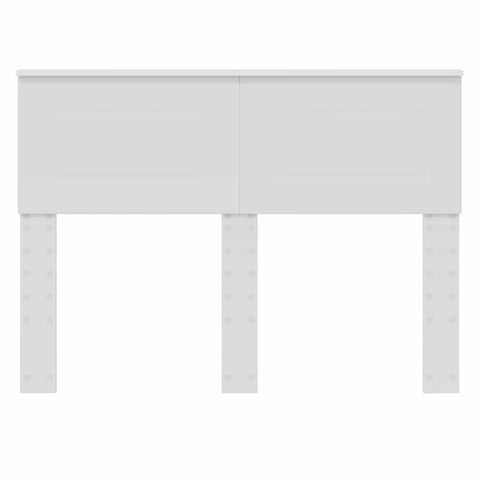 vidaXL Headboard with Headboard White 135 cm Engineered wood