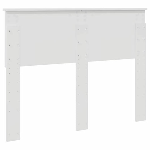 vidaXL Headboard with Headboard Gloss White 135 cm Engineered wood