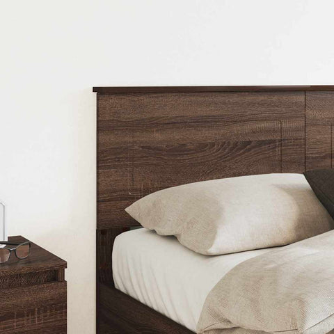 vidaXL Headboard with Headboard Brown Oak 135 cm Engineered wood