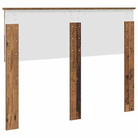 vidaXL Headboard with Headboard Old Wood 135 cm Engineered wood