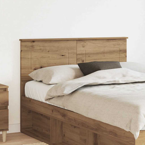 vidaXL Headboard with Headboard Artisan Oak 135 cm Engineered wood