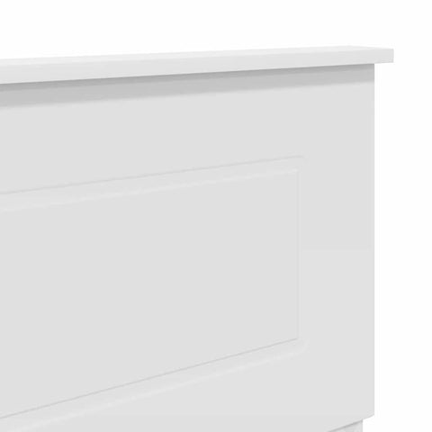 vidaXL Headboard with Headboard White 120 cm Engineered wood