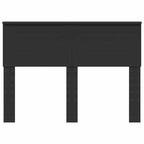 vidaXL Headboard with Headboard Black Oak 120 cm Engineered wood