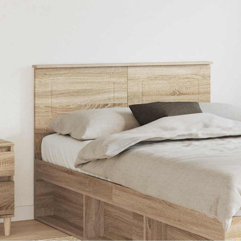 vidaXL Headboard with Headboard Sonoma Oak 120 cm Engineered wood