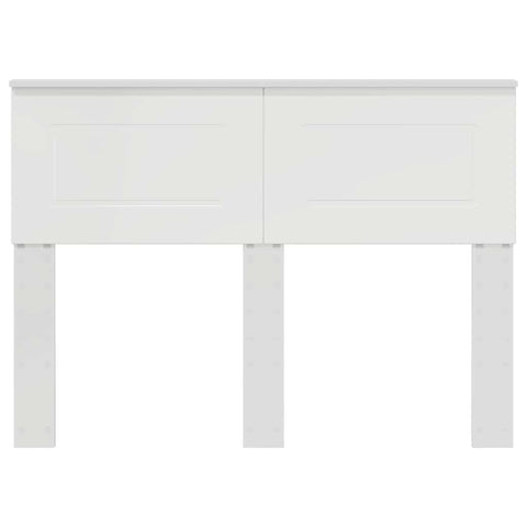 vidaXL Headboard with Headboard Gloss White 120 cm Engineered wood