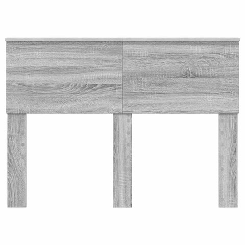 vidaXL Headboard with Headboard Grey Sonoma 120 cm Engineered wood