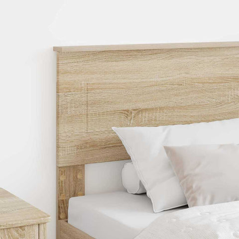 vidaXL Headboard with Headboard Sonoma Oak 100 cm Engineered wood