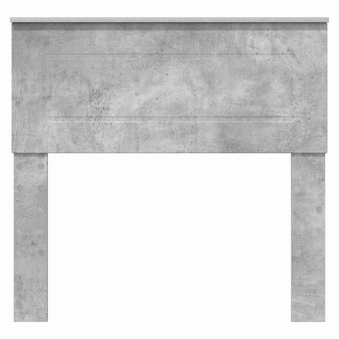 vidaXL Headboard with Headboard Concrete Grey 100 cm Engineered wood