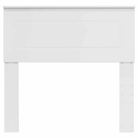 vidaXL Headboard with Headboard Gloss White 90 cm Engineered wood