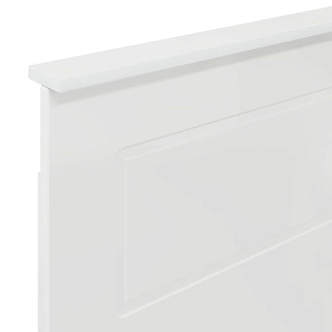 vidaXL Headboard with Headboard Gloss White 80 cm Engineered wood