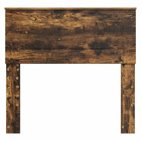 vidaXL Headboard with Headboard Smoked Oak 80 cm Engineered wood
