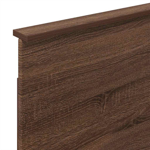 vidaXL Headboard with Headboard Brown Oak 80 cm Engineered wood