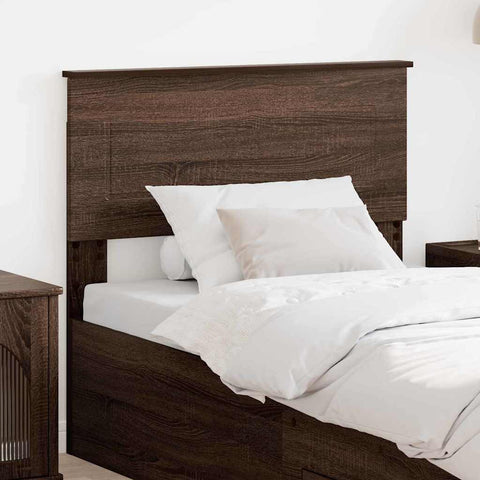 vidaXL Headboard with Headboard Brown Oak 80 cm Engineered wood
