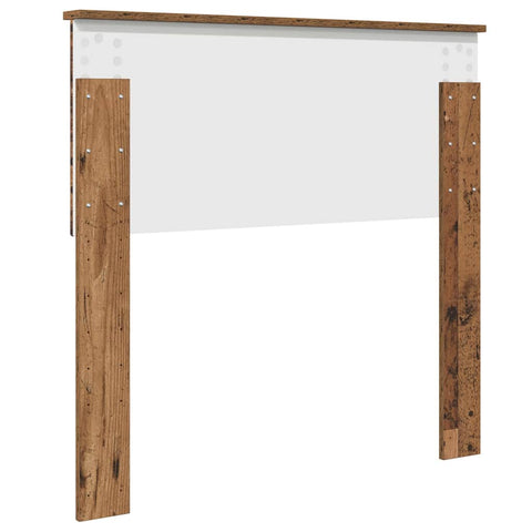vidaXL Headboard with Headboard Old Wood 80 cm Engineered wood