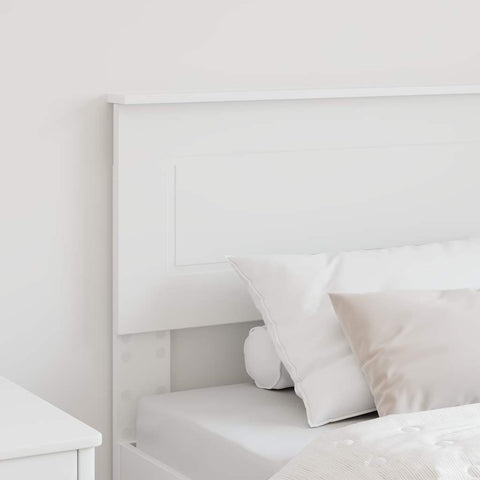 vidaXL Headboard with Headboard White 75 cm Engineered wood