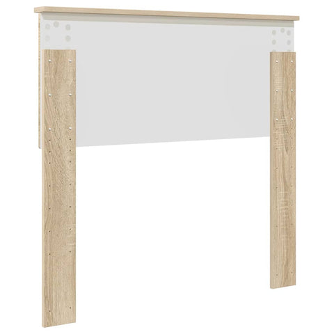 vidaXL Headboard with Headboard Sonoma Oak 75 cm Engineered wood