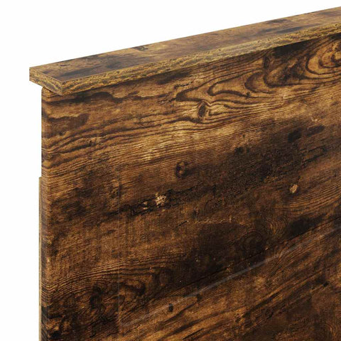 vidaXL Headboard with Headboard Smoked Oak 75 cm Engineered wood