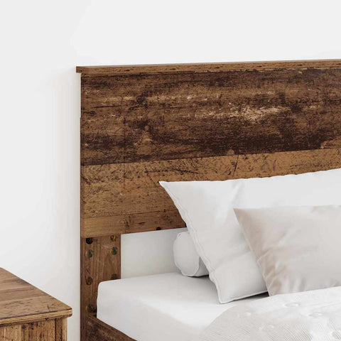 vidaXL Headboard with Headboard Old Wood 75 cm Engineered wood
