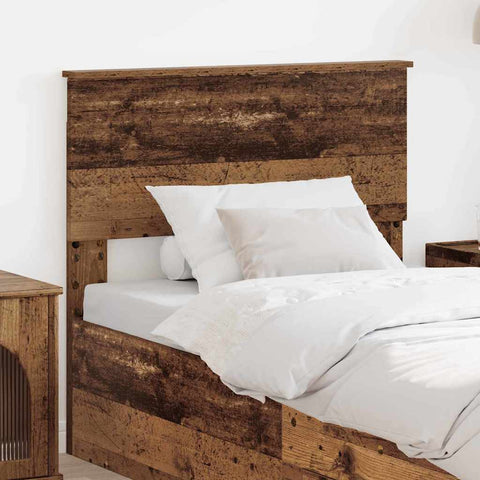 vidaXL Headboard with Headboard Old Wood 75 cm Engineered wood