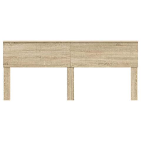 vidaXL Headboard with Headboard Sonoma Oak 200 cm Engineered wood