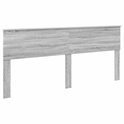 vidaXL Headboard with Headboard Grey Sonoma 200 cm Engineered wood