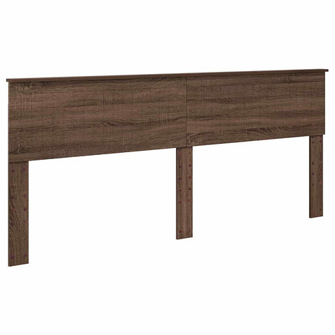 vidaXL Headboard with Headboard Brown Oak 200 cm Engineered wood