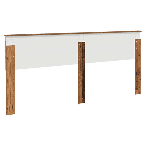 vidaXL Headboard with Headboard Old Wood 200 cm Engineered wood