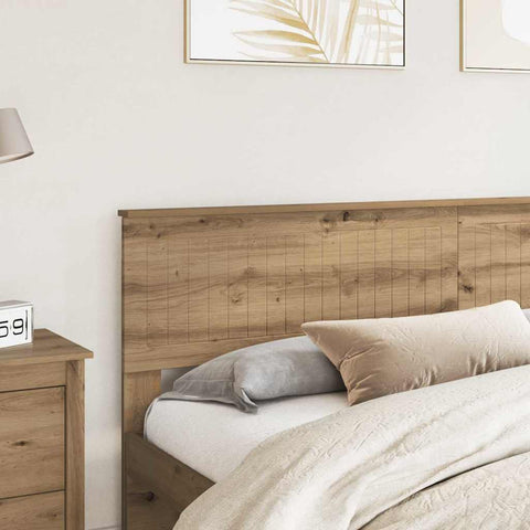 vidaXL Headboard with Headboard Artisan Oak 200 cm Engineered wood