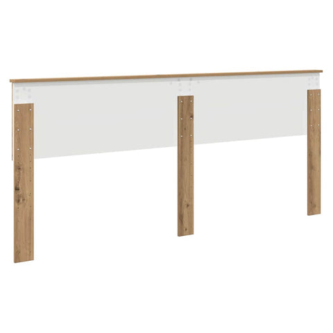 vidaXL Headboard with Headboard Artisan Oak 200 cm Engineered wood