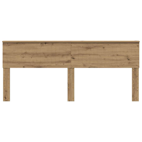 vidaXL Headboard with Headboard Artisan Oak 200 cm Engineered wood