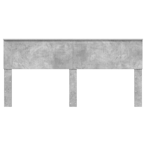 vidaXL Headboard with Headboard Concrete Grey 180 cm Engineered wood