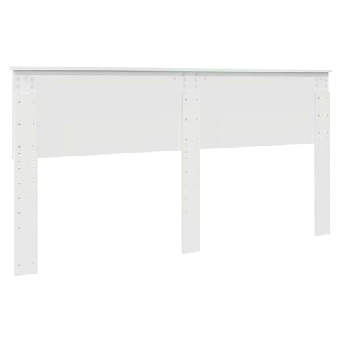 vidaXL Headboard with Headboard Gloss White 180 cm Engineered wood