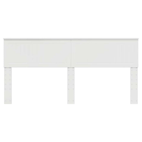 vidaXL Headboard with Headboard Gloss White 180 cm Engineered wood