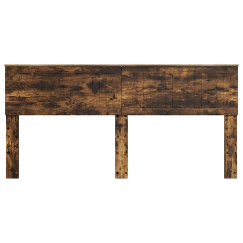 vidaXL Headboard with Headboard Smoked Oak 180 cm Engineered wood