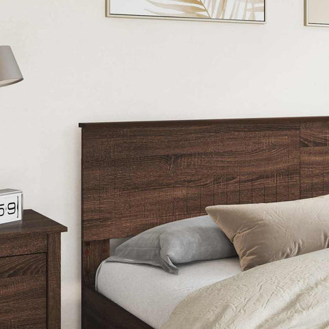 vidaXL Headboard with Headboard Brown Oak 180 cm Engineered wood