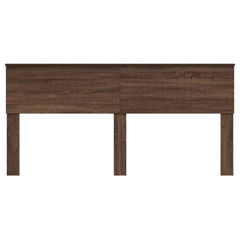 vidaXL Headboard with Headboard Brown Oak 180 cm Engineered wood
