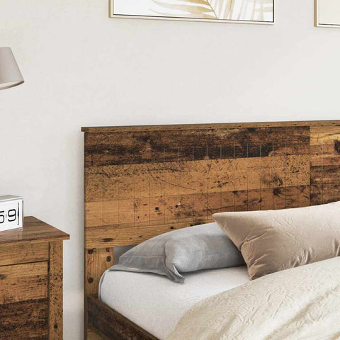 vidaXL Headboard with Headboard Old Wood 180 cm Engineered wood