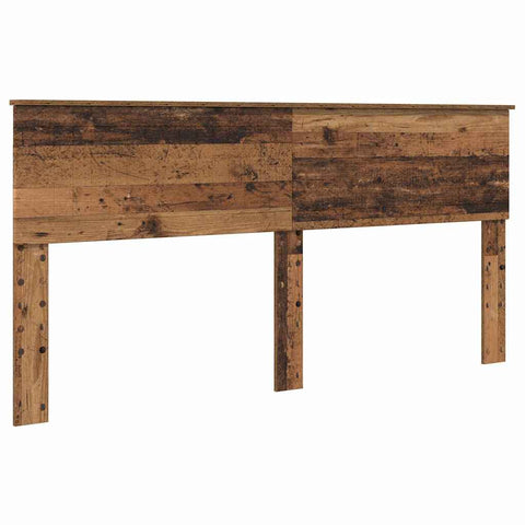 vidaXL Headboard with Headboard Old Wood 180 cm Engineered wood