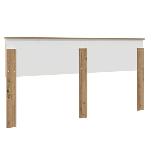 vidaXL Headboard with Headboard Artisan Oak 180 cm Engineered wood