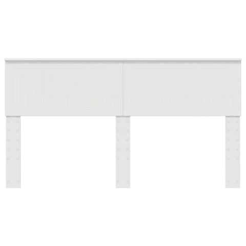 vidaXL Headboard with Headboard White 160 cm Engineered wood
