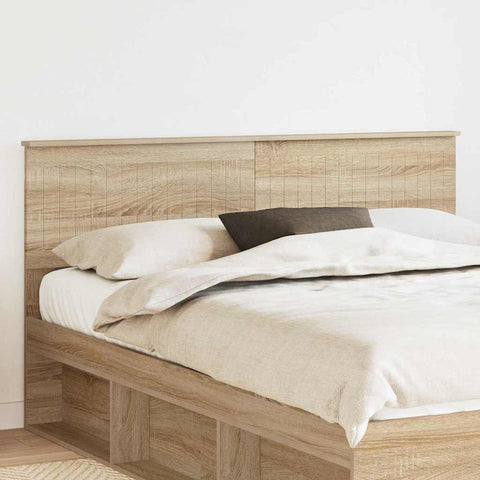 vidaXL Headboard with Headboard Sonoma Oak 160 cm Engineered wood