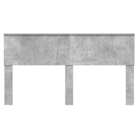 vidaXL Headboard with Headboard Concrete Grey 160 cm Engineered wood