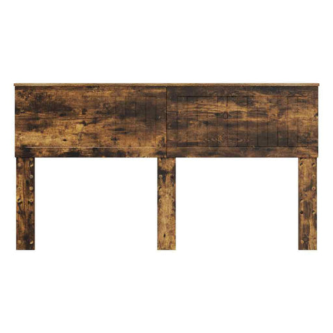 vidaXL Headboard with Headboard Smoked Oak 160 cm Engineered wood