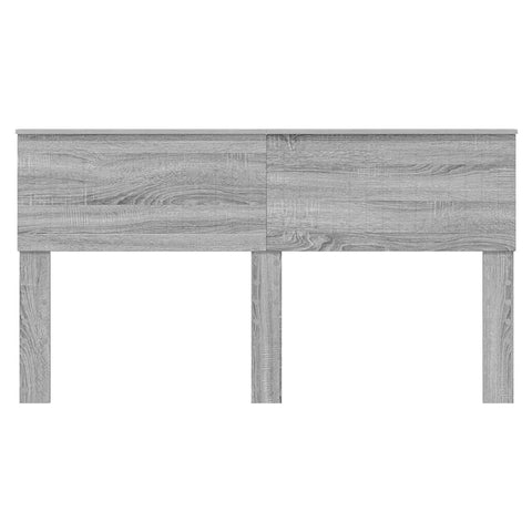 vidaXL Headboard with Headboard Grey Sonoma 160 cm Engineered wood